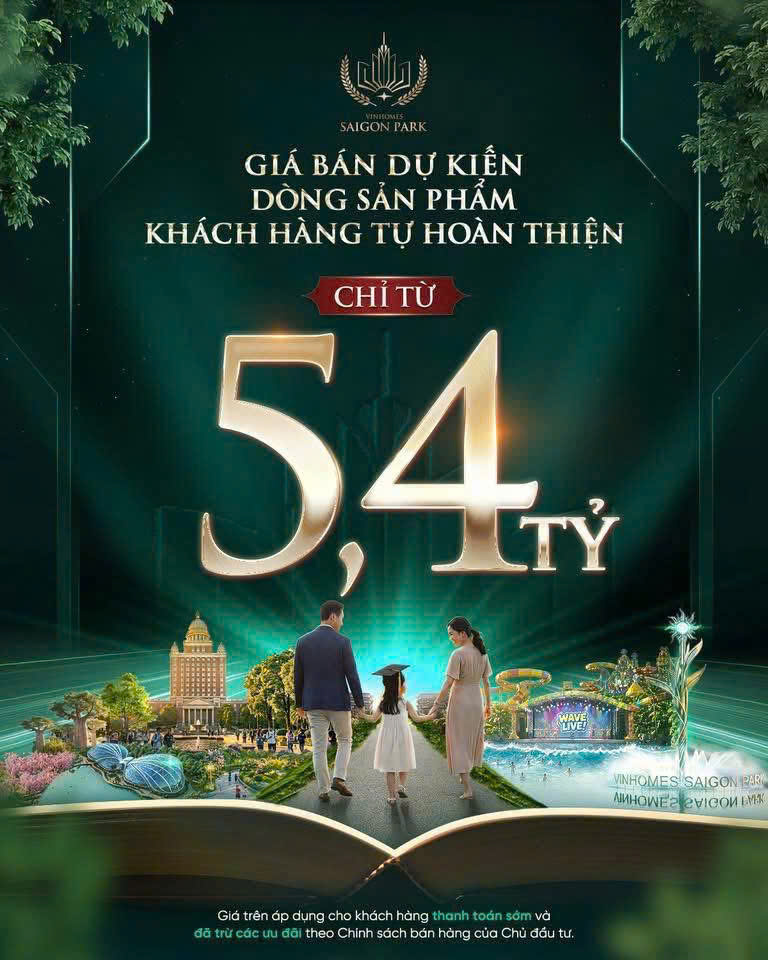 Bảng giá Vinhomes Hóc Môn - bàn giao thô
