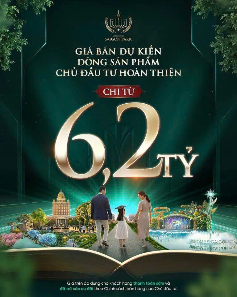 Bảng giá Vinhomes Hóc Môn - hoàn thiện