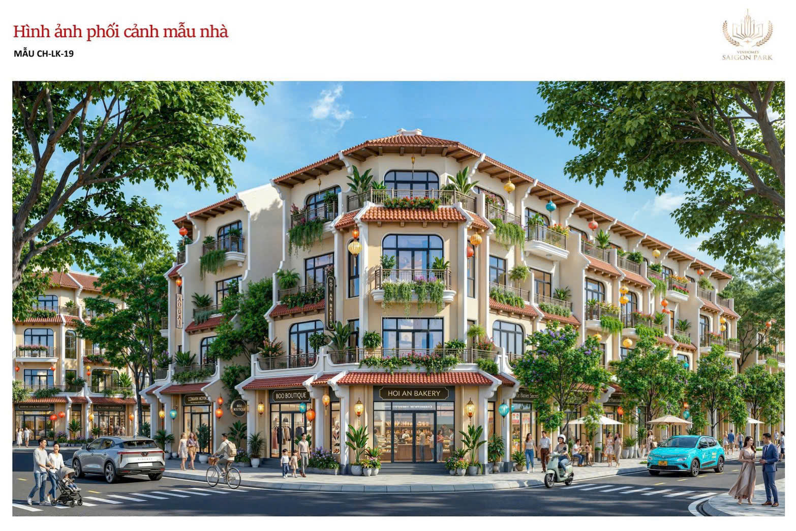 Nhà mẫu dự án Vinhomes Hóc Môn